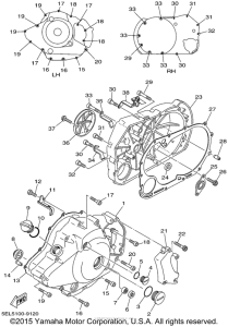 XVS1100L Боковые крышки