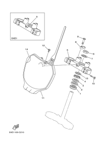 YZ125 Управление