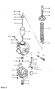 RM125 Carburetor assy