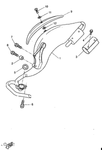 YQ50 Выхлопная система