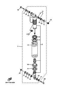 YZ250 Задняя подвеска