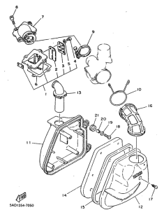 YN50R Впускная система
