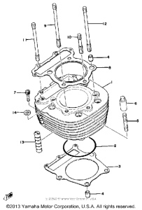 XT500E_205 - 1978 Цилиндры