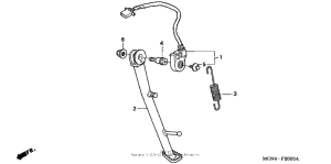 CB750 Подножка
