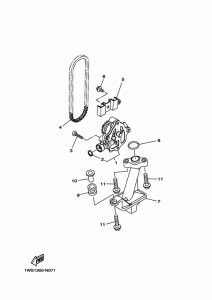 MT07 Масляный насос