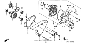 VT1100C Водяной насос