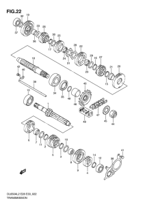 DL650 (ABS) Трансмиссия