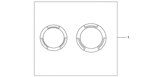 CB600F (ABS) Crancase ring set