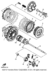 FZR600RKC Сцепление
