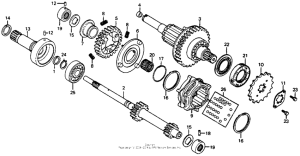 CB400 Трансмиссия