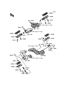 ZG1400 Подножки