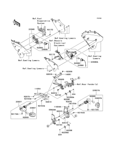 ZX600 Поворотники