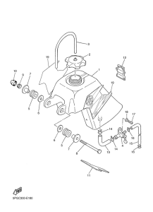 PW50 Топливный бак