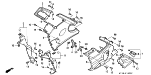  Нижний обтекатель