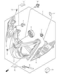 AN250 Front combination lamp