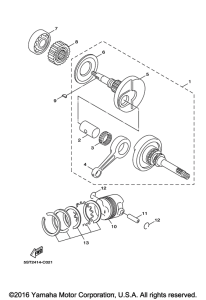 XC50G Коленчатый вал и Поршень