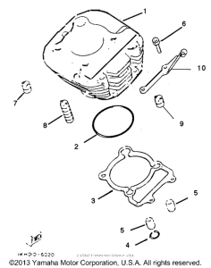 XT225E Цилиндры