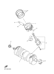 FZ1-N Crankshaft & piston