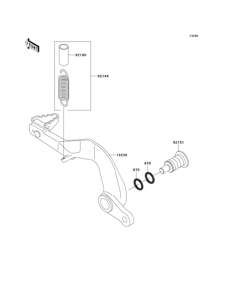  Педаль тормоза