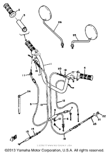 LB50PG Руль -тросы