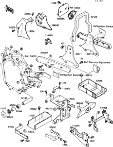 VN1500 Короб для АКБ