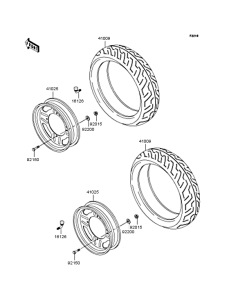 KL110 Колеса,покрышки