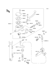 EJ650 Главный тормозной цилиндр