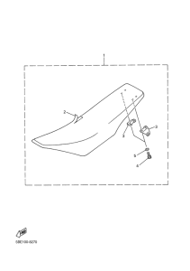 WR400F Сиденье