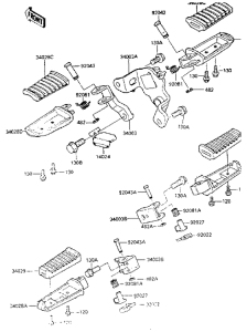 EN450 Подножки