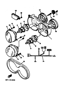 TDM850 TDM850D Phare