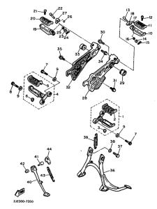 FZX750 Support.refuse-pieds