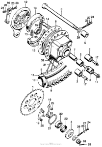 SL125 Переднее колесо