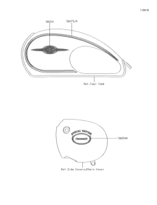 BJ250LGFA デカール(レッド)(LGFA)