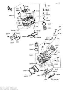 VN750 Головка цилиндров