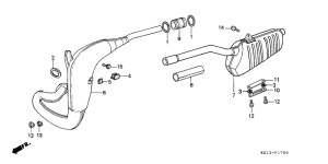 MTX125 Глушитель
