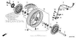 ST1300 (ABS) Переднее колесо