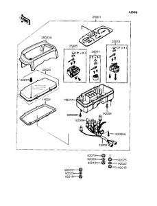 EX400 Спидометр