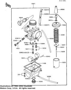 KX60 Carburetor assy