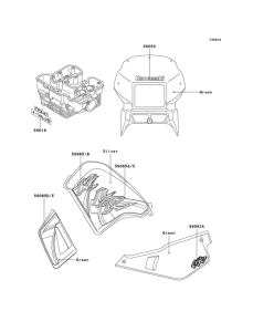 KL650 Наклейки