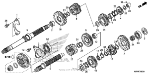 GL1800C Трансмиссия