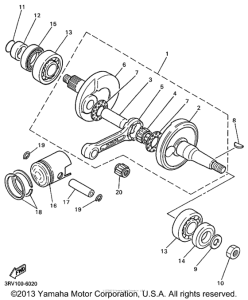 PW80L1 Коленвал,поршни