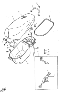 CW50RS Сидение