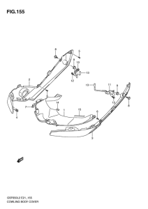 GSF650 (ABS) Cowling body cover