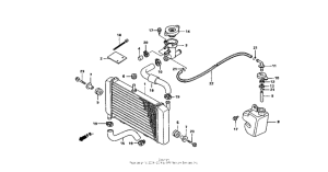 NSR50R Радиатор