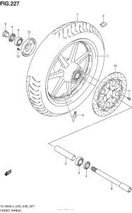VL1500B Front Wheel (Vl1500Bl4 E33)