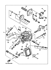 XVS250 Tobera  carburador
