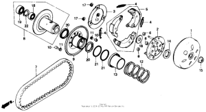 CH150D Вариатор
