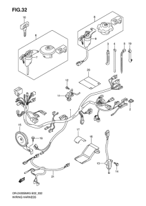 DR-Z400 Жгут проводов