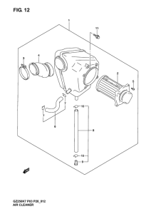 GZ250 Воздухоочиститель
