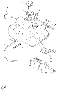 CW50RS Reservoir a carburant